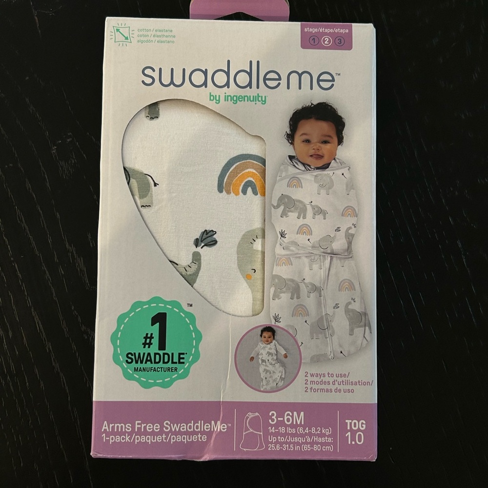 Swaddleme Ingenuity Arms Free Transitional Baby Swaddle